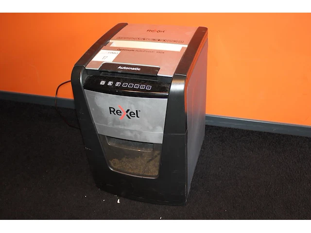 Papiervernietiger rexel optimum autofeed 100x - afbeelding 1 van  2