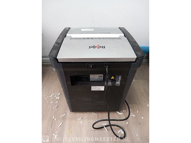 Papiervernietiger rexel, optimum autofeed+ 50x - afbeelding 6 van  7