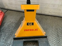 Papro hl318-l hand hydraulische palletwagen met weegschaal - afbeelding 2 van  9