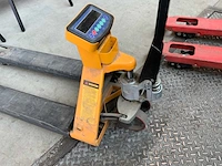 Papro hl318-l hand hydraulische palletwagen met weegschaal - afbeelding 4 van  9
