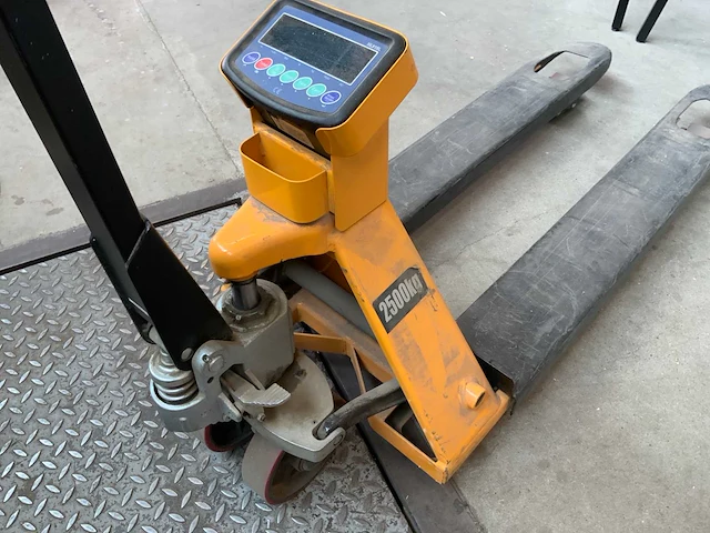 Papro hl318-l hand hydraulische palletwagen met weegschaal - afbeelding 5 van  9