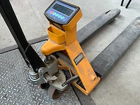 Papro hl318-l hand hydraulische palletwagen met weegschaal - afbeelding 5 van  9