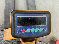 Papro hl318-l hand hydraulische palletwagen met weegschaal - afbeelding 7 van  9