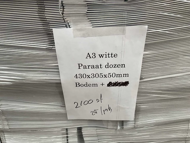 Paraat dozen a3 kartonnen doos (2100x) - afbeelding 3 van  8
