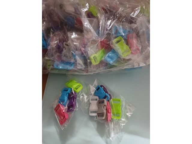 Paracord clips 50 sets a 6 stuks - afbeelding 4 van  7