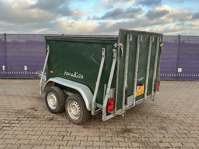 Paradiso - 2 0 pe - open paardentrailer - afbeelding 3 van  7
