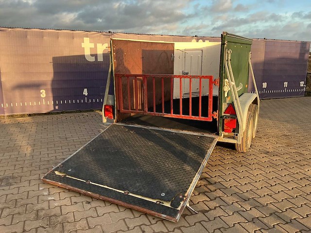 Paradiso - 2 0 pe - open paardentrailer - afbeelding 6 van  7