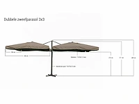 Parasol - paralux - parvona - 0 - afbeelding 2 van  3