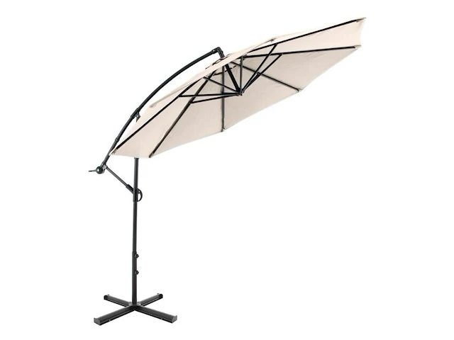 Parasol 300cm sorara outdoor living, beige - afbeelding 2 van  6