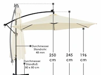 Parasol 350cm led - afbeelding 11 van  14