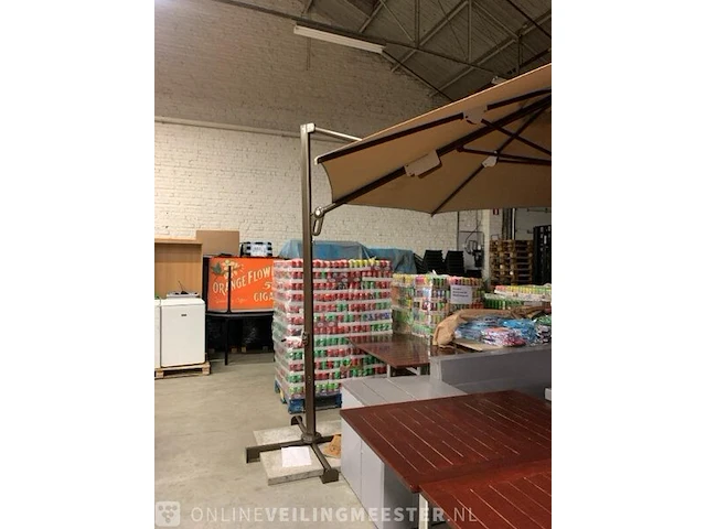 Parasol abba patio, beige - afbeelding 3 van  8