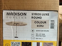 Parasol, madison, topline syros luxe, ecru - afbeelding 1 van  6