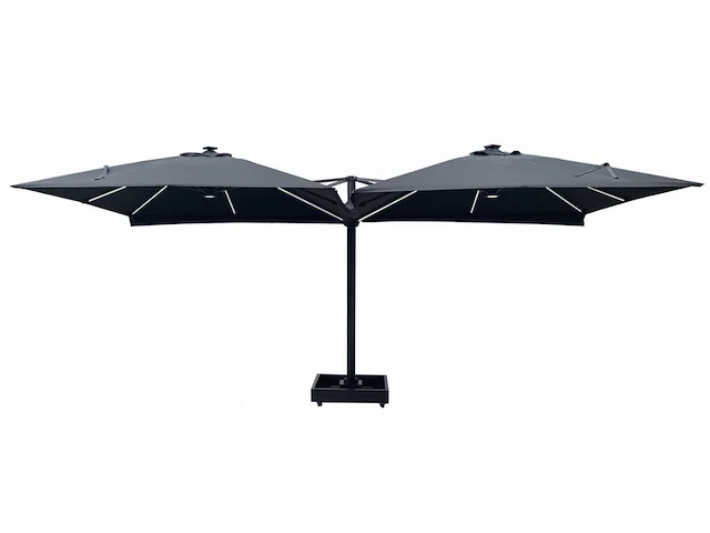 Parasolvoet 100x100 cm met wielen (excl. tegels) - afbeelding 5 van  5