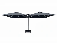Parasolvoet 100x100 cm met wielen (excl. tegels) - afbeelding 5 van  5