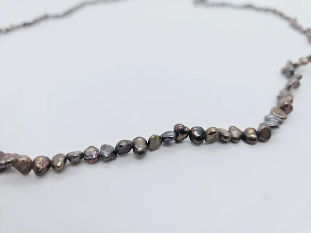 Parel collier met natuurlijke parels - afbeelding 2 van  4