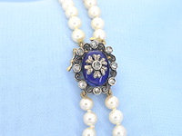 Parelketting met antieke sluiting - afbeelding 4 van  7