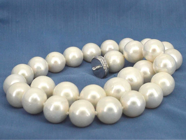 Parelsnoer 18k goud briljant - afbeelding 1 van  10