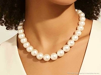 Parelsnoer 18k goud briljant - afbeelding 3 van  10