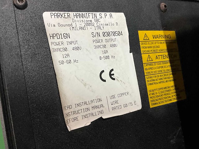 Parker hannifin hpd16n & hpd5n power supply (7x) - afbeelding 3 van  4