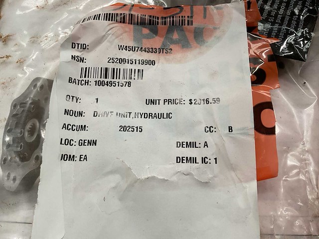 Parker hydraulic drive unit - afbeelding 5 van  5