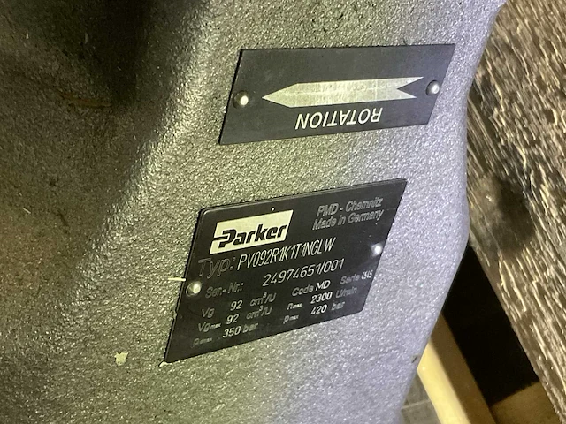 Parker pv-series hydrauliek pomp (3x) - afbeelding 2 van  4