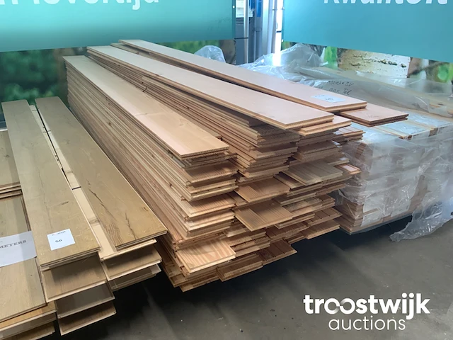 Parket vloerdelen (ca. 50 m²) - afbeelding 1 van  4