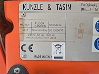 Parketschuurmachine 230v~, künzle & tasin, scorpion, 2013 - afbeelding 6 van  7