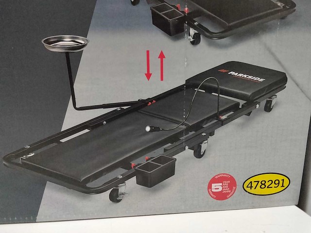 Parkside - werkplaats ligstoel, tevens stoel - afbeelding 2 van  5