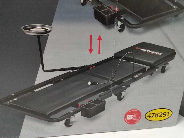 Parkside - werkplaats ligstoel, tevens stoel - afbeelding 2 van  6