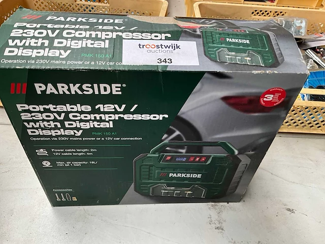 Parkside compressor met schuurmachine - afbeelding 4 van  4