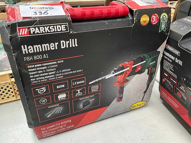 Parkside elektrisch gereedschap (2x) - afbeelding 4 van  5
