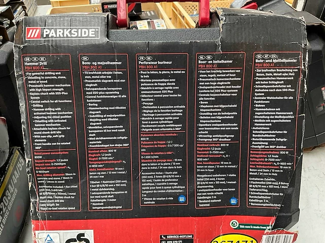 Parkside elektrisch gereedschap (2x) - afbeelding 5 van  5