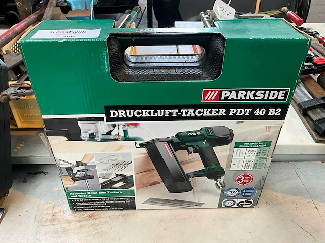 Parkside pdt 40 b2 pneumatische tacker - afbeelding 1 van  2