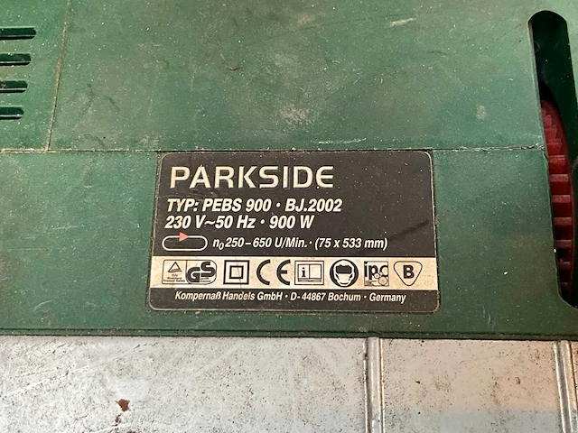 Parkside pebs 900 schuurmachine - afbeelding 4 van  5
