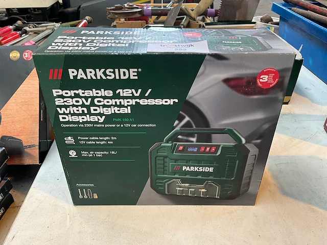 Parkside pmk 150 a1 accu luchtcompressor - afbeelding 1 van  2