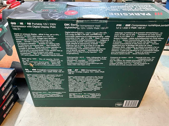 Parkside pmk 150 a1 accu luchtcompressor - afbeelding 2 van  2