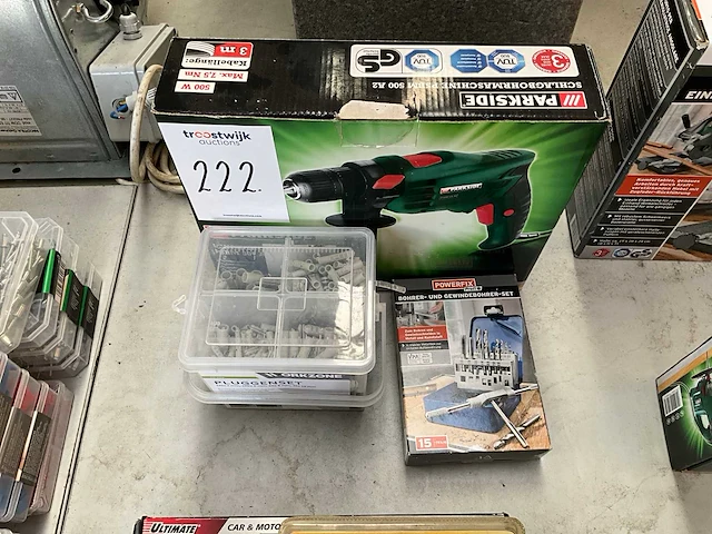 Parkside psbm 500 a2 boormachine met toebehoren - afbeelding 1 van  4