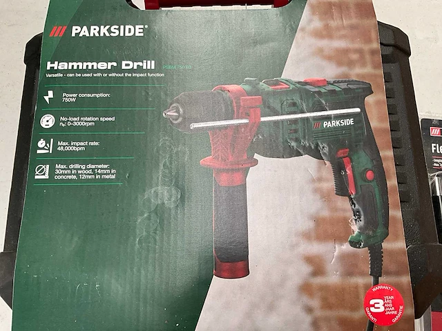 Parkside psbm 750 b3 boormachine - afbeelding 2 van  5