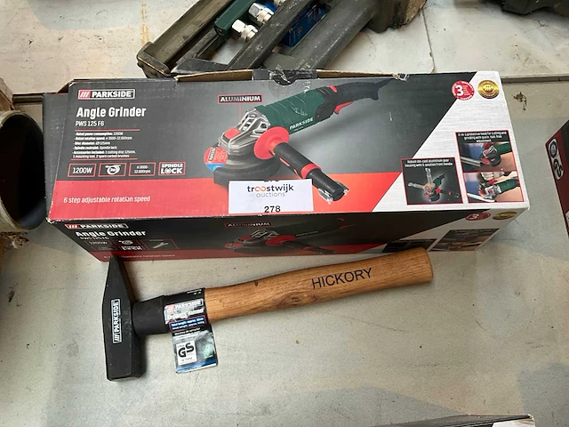 Parkside pws 125 f6 haakse slijpmachine - afbeelding 1 van  3