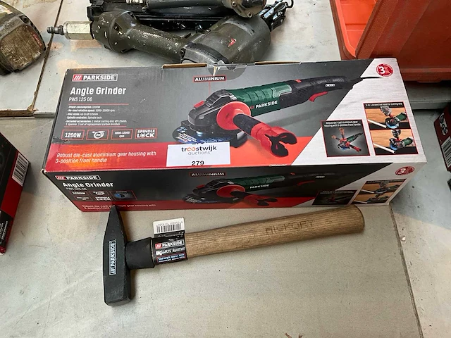 Parkside pws 125 g6 haakse slijpmachine - afbeelding 1 van  3