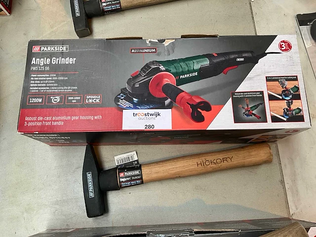 Parkside pws 125 g6 haakse slijpmachine - afbeelding 1 van  3