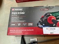 Parkside pws 125 g6 haakse slijpmachine - afbeelding 2 van  3