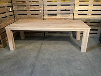 Parma eetkamertafel eikenhout - afbeelding 2 van  5