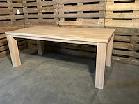 Parma eetkamertafel eikenhout - afbeelding 2 van  6
