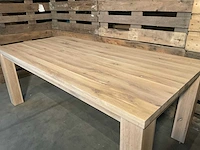 Parma eetkamertafel eikenhout - afbeelding 5 van  6