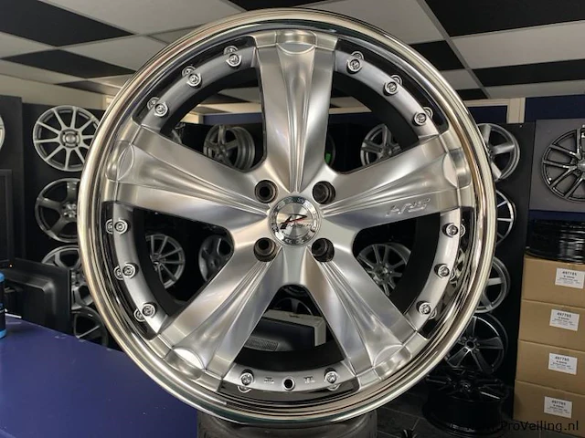 Parotech lynx aluminium velgenset - 4x100 7.5j et35 - afbeelding 1 van  1