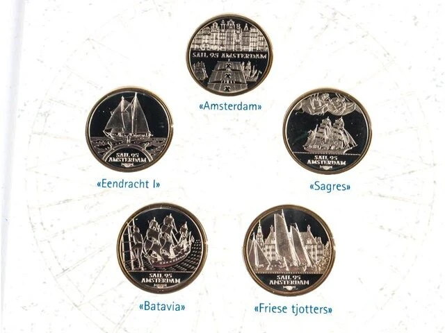 Particuliere inbreng nederlandse muntsets sail , 1995-2000 - afbeelding 9 van  9