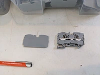 Partij 3-etageklemmen met reigklemmen wago, top job s - afbeelding 4 van  6