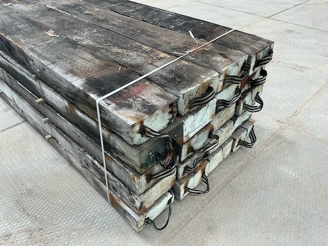 Partij abachi hout 15x30x300cm - lumber (40x) - afbeelding 4 van  12