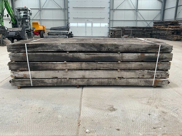 Partij abachi hout 15x30x300cm - lumber (40x) - afbeelding 5 van  12